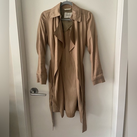 Babaton Maximo Trench - Tan - Size S - Picture 5 of 7